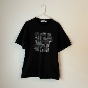BAPE X Undefeated Black Tee Shirt